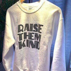 Graphic sweatshirt white and black